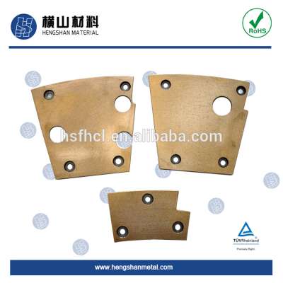 slide plate for segmented tire mold